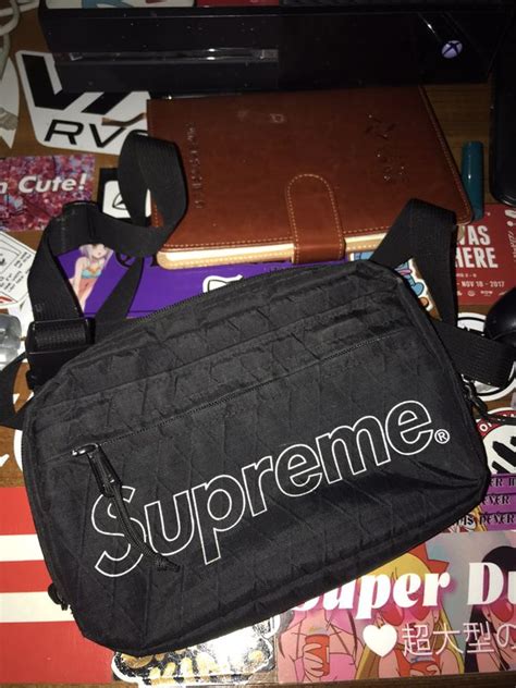 fake supreme shoulder bag fw18
